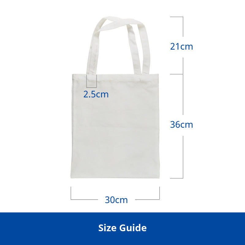 Sublimation Polyester Canvas Promo Shoulder Bag 30cm x 36cm