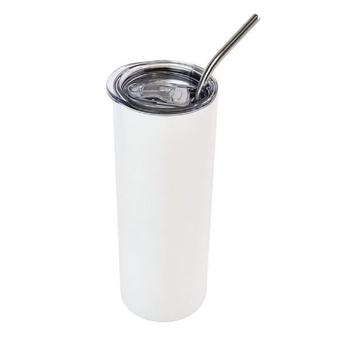 Sublimation Stainless Steel Skinny Tumbler 20oz White