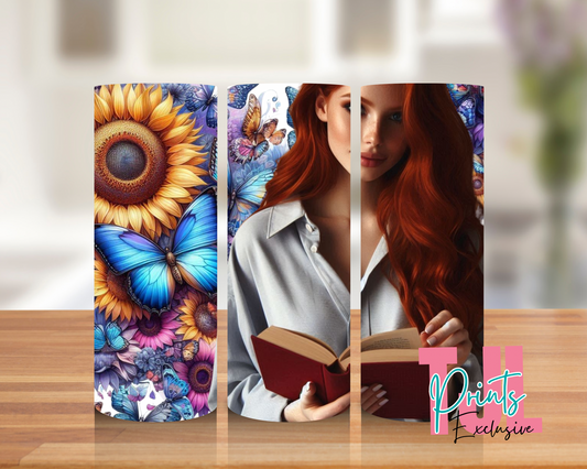 Redhead book - Sublimation Print 20oz