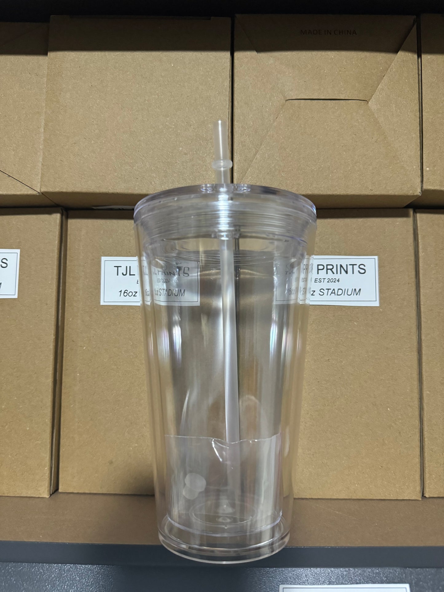 16oz Stadium Cups - Predrilled & Plugged