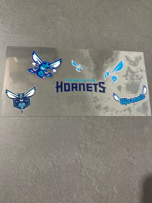 16 oz UVDTF - Charlotte Hornets logos