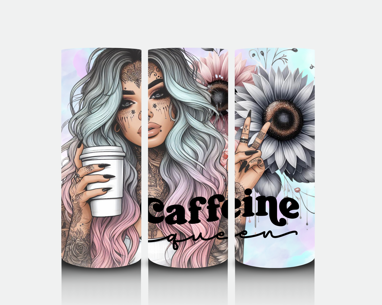 Caffeine Queen 20oz Design