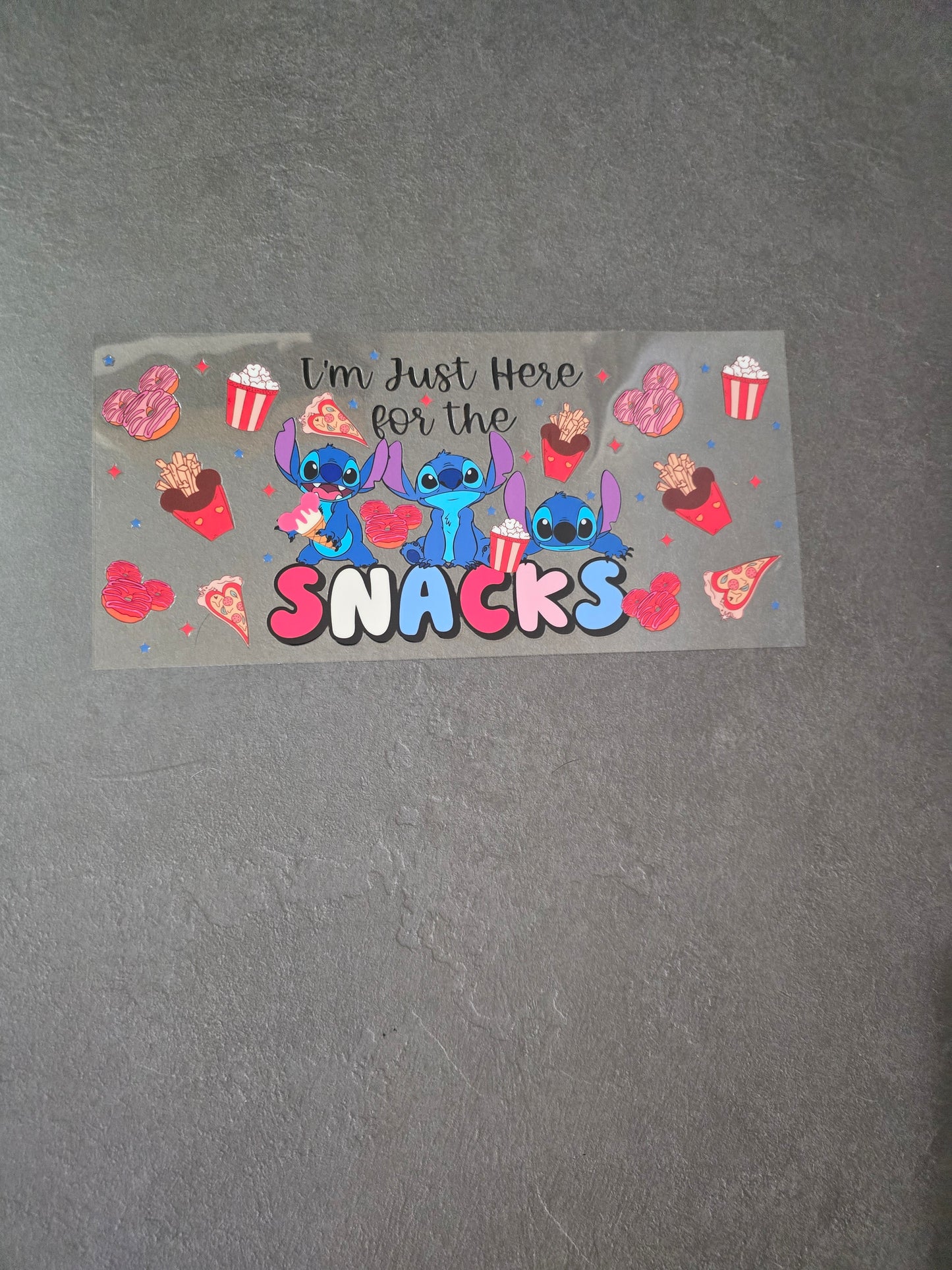 16 oz UVDTF -  Stitch Snacks