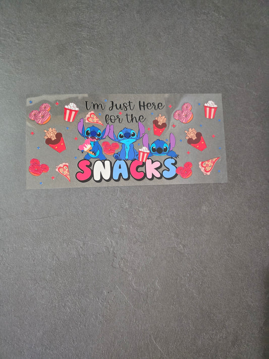 16 oz UVDTF -  Stitch Snacks