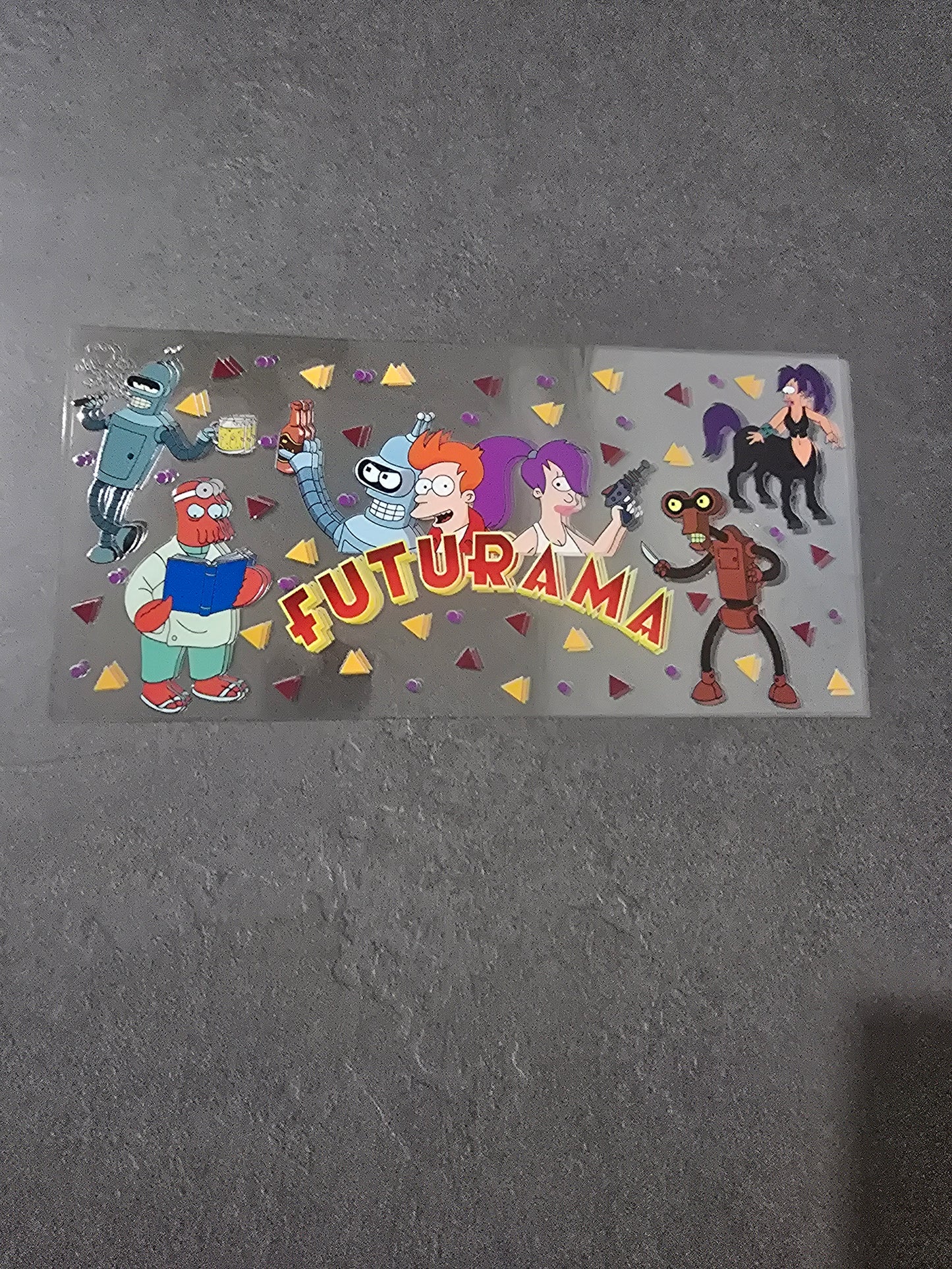 16 oz UVDTF -  Futurama